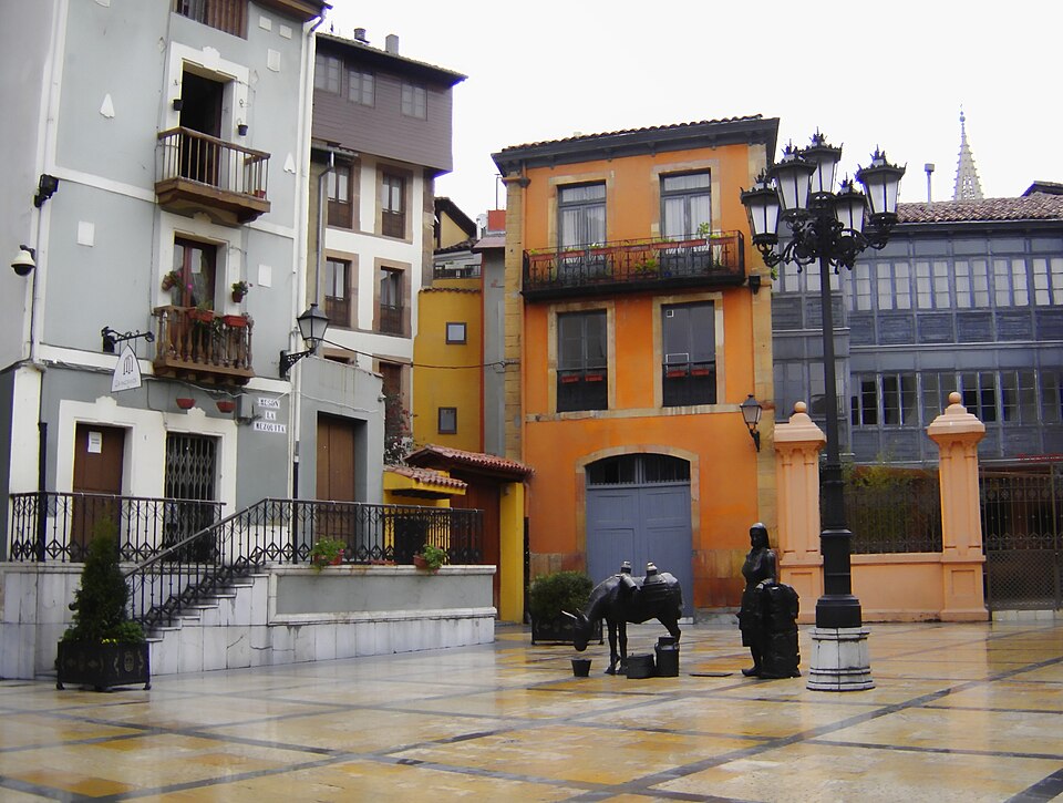 Vista de Barrio Antiguo, Asturias