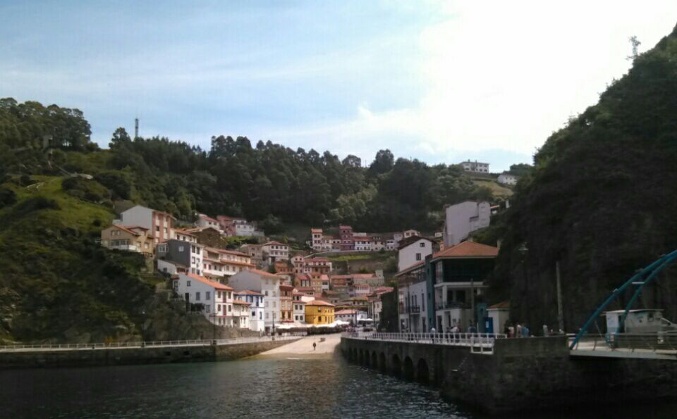 Vista de Cudillero, Asturias