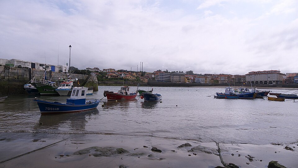 Vista de Luanco, Asturias