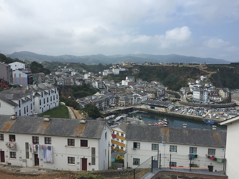 Vista de Luarca, Asturias
